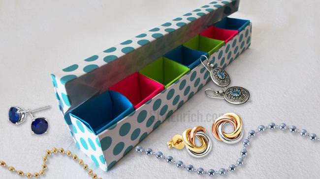 DIY Paper Crafts : Origami Jewelry Box Tutorial